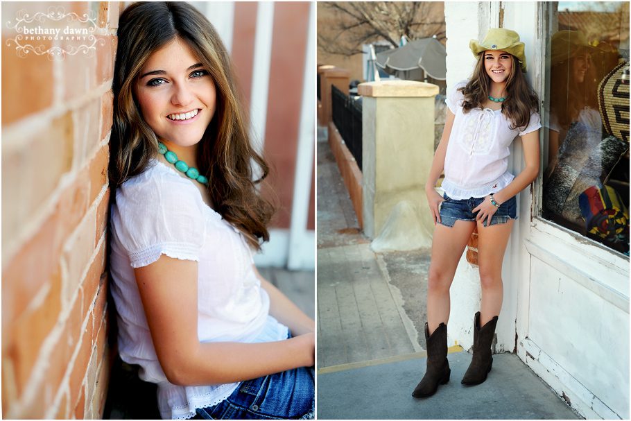 downtown senior session