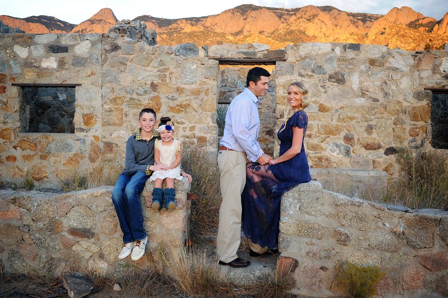 Albuquerque Rock House Family Photography Session