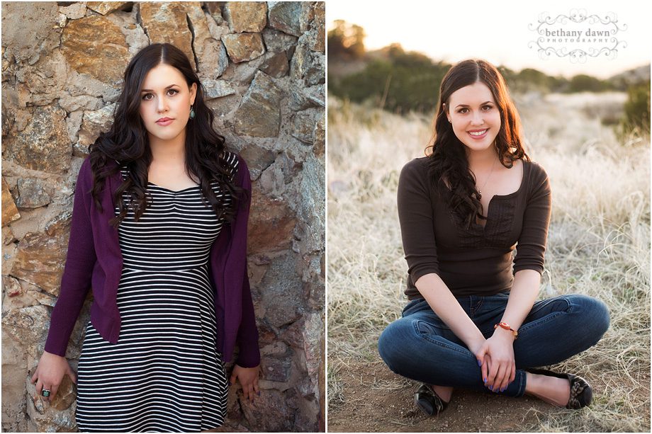 Rock House Senior Session Albuquerque