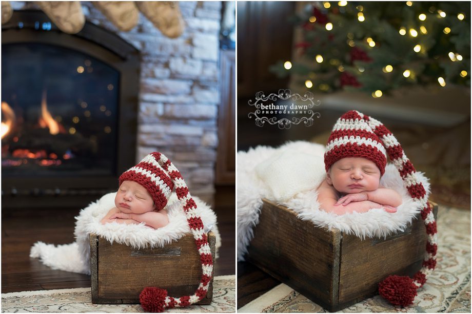 Christmas Albuquerque Newborn Photographer